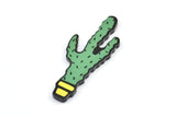 Fridge Magnet Parts, 4 Fridge Plastic Cactus Magnet Parts (44.5x18.5x2.2mm)