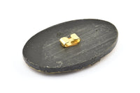 Vintage Black Belt, 1 Vintage Black and Gold Handcraft Belt Buckle (110x74mm) - Made In Germany BS 1288