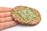 Vintage Belt Buckle, 1 Vintage Handcraft Belt Buckle (95x77mm) - Made In Germany BS 1288