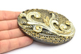 Vintage Belt Buckle, 1 Vintage Handcraft Belt Buckle (100x77mm) - Made In Germany BS 1244