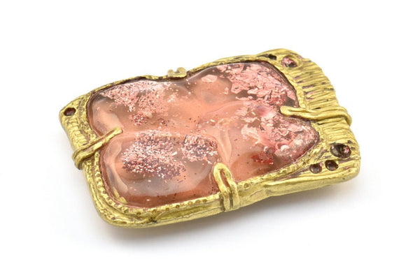 Vintage Belt Buckle, 1 Vintage Handcraft Belt Buckle (87x62mm) - Made In Germany BS 1244