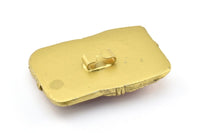 Vintage Belt Buckle, 1 Vintage Handcraft Belt Buckle (87x62mm) - Made In Germany BS 1244