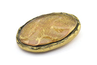 Vintage Gold Belt, 1 Vintage Gold Handcraft Belt Buckle (90x62mm) - Made In Germany BS 1319