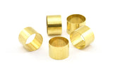 12 Raw Brass Tubes (14x10mm) Bs 1483