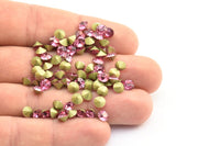 Gül Swarovski Elmas, 5,3 mm Ped İçin 12 Gül Swarovski Elmas SS24