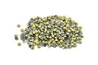 Siyah Elmas Swarovski Elması, 4,9 mm Ped İçin 12 Siyah Elmas Swarovski Elması SS20