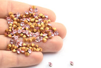 Açık Gül Swarovski Elmas, 4,6 mm SS20 Ped İçin 12 Açık Gül Swarovski Elmas