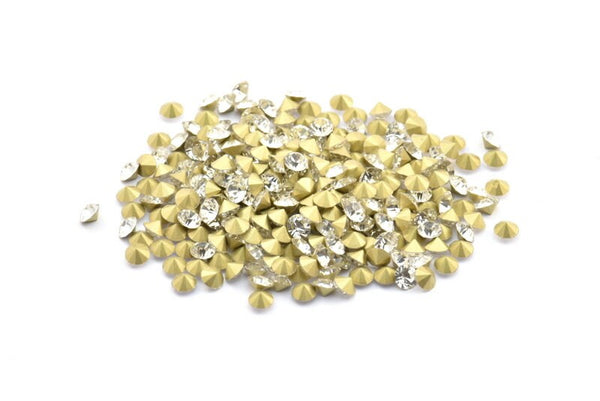 Kristal Swarovski Elmas, 4,4 mm Ped İçin 12 Kristal Swarovski Elmas SS18