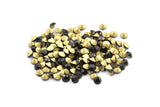 Jet Swarovski Elmas, 4,3 mm Ped SS18 İçin 12 Jet Swarovski Elmas