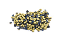 Montana Swarovski Elması, 4 mm SS16 Ped İçin 12 Montana Swarovski Elması