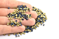 Montana Swarovski Elması, 4 mm SS16 Ped İçin 12 Montana Swarovski Elması