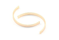 Rose Gold Modern Pendant, 5 Rose Gold Lacquer Plated Brass Semi Circle Modern Pendant for Minimalistic Jewelries (45x25x4x1mm) BS 1734 Q0252