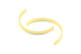 Gold Modern Pendant, 5 Gold Lacquer Plated Brass Semi Circle Modern Pendant for Minimalistic Jewelries (45x25x4x1mm) BS 1734 Q0252
