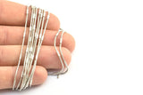 Silver Snake Chain, 5 M Silver Tone Snake Chain (1.2x1.8mm) Z054