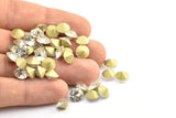 Kristal Swarovski Elmas, 8,4 mm Ped İçin 12 Kristal Swarovski Elmas SS39