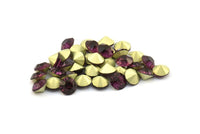 Ametist Swarovski Elmas, 8,3 mm Ped İçin 12 Ametist Swarovski Elmas SS39