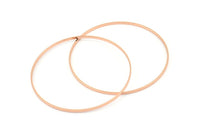 60 mm Daire Konnektörleri 6 Gül Altın Kaplama Pirinç Daire Konnektör (60x1x1mm) Bs 1105 Q0970