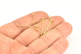 Ball Head Pin, 500 Raw Brass Ball Head Pins, (25mm) BP-250  BRC222
