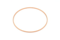 60 mm Daire Konnektörleri 6 Gül Altın Kaplama Pirinç Daire Konnektör (60x1x1mm) Bs 1105 Q0970