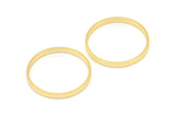 Altın Daire Konnektörleri, 8 Altın Kaplama Pirinç Daire Konnektör (22x0,8x2 mm) D0312 Q0679