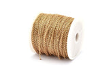 Brass Link Chain, 5m-10m-20m-50m-90m Raw Brass Soldered Chain (1.5x2.3mm) Z176