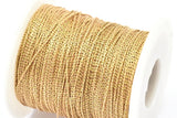 Brass Snake Chain, 5m-10m-20m-50m-90m Raw Brass Snake Chain (0.80mm) Z175