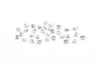 Silver Chain Connector, 250 Silver Tone Brass Ball Chain Connector Clasps (1.5mm) A1103