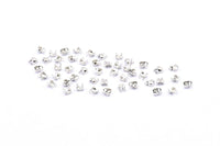 Silver Chain Connector, 250 Silver Tone Brass Ball Chain Connector Clasps (1.5mm) A1103