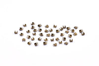 Antique Brass Connector, 250 Antique Brass Ball Chain Connector Clasps (1.2mm) A1099