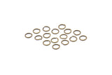 7mm Jump Ring, 250 Antique Brass Jump Rings (7x0.8mm) A1077