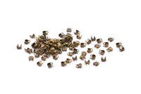 Antique Brass Connector, 250 Antique Brass Ball Chain Connector Clasps (1.2mm) A1099