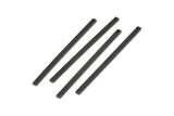 Black Bar Pendant, 12 Oxidized Black Brass Bars With 1 Hole (45x2x1mm) Bs 1196--a0863 S925