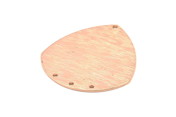Gül Rozet Tılsımı, 4 Delikli Gül Altın Pirinç Dokulu Rozet Bağlantı Parçaları, Kolye Uçları, Küpeler (36x33x0,80 mm) D0735