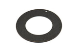 Black Circle Charm, 4 Oxidized Black Brass Textured Circle Charms With 1 Hole, Earrings, Findings (35x0.60mm) D0823 H0755