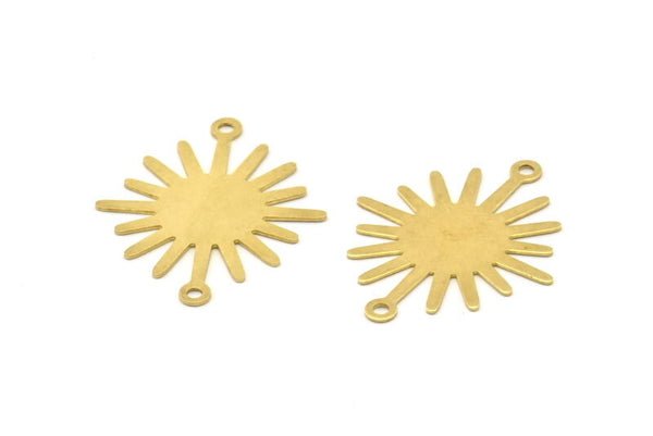 Pirinç Sunny Konnektörü, 2 Döngülü 100 Ham Pirinç Sunny Konnektörü (27x22x0,40 mm) A1183
