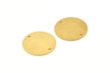 Raw Brass Tags, Raw Brass Tags With Two Holes, Stamping Tags (20x1mm) D0381--n0664