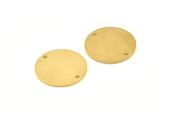 Ham Pirinç Etiketler, İki Delikli Ham Pirinç Etiketler, Damgalama Etiketleri (20x1mm) D0381--n0664