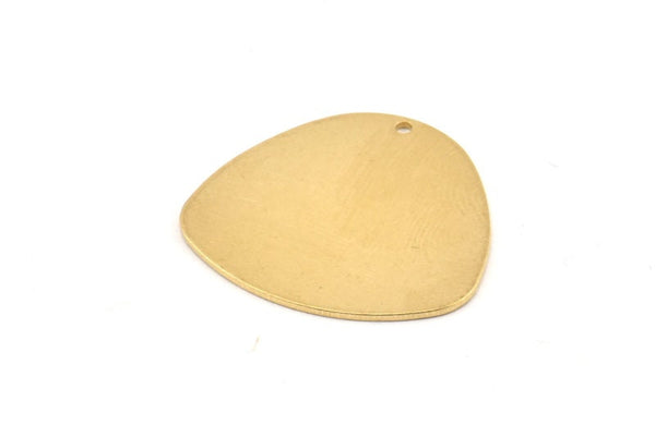 Brass Geometric Charm, 8 Raw Brass Stamping Blanks With 1 Hole, Pendants, Earrings, Findings (28x26x0.80mm) D1120