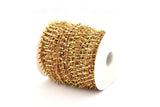 Brass Chain, Raw Brass Soldered Chain (2x1.5mm) 1m-3m-5m-10m Z189