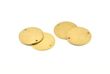 Raw Brass Tags, Raw Brass Tags With Two Holes, Stamping Tags (20x1mm) D0381--n0664