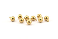 Pirinç Küre Charm, Ham Pirinç Küre Charmlar (8 mm) Bs-1080--N0583
