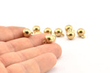 Pirinç Küre Charm, Ham Pirinç Küre Charmlar (8 mm) Bs-1080--N0583