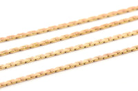 Brass Snake Chain, 5m-10m-20m-50m-90m Raw Brass Snake Chain (0.85mm) Z190