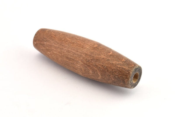 Vintage Wooden Bead, 4 Vintage Wooden Beads Made In Germany, Findings (58x18mm) B56