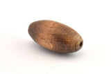 Vintage Wooden Bead, 10 Vintage Wooden Beads Made In Germany, Findings (30x15mm) B57