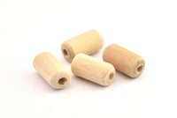 Vintage Wooden Bead, 24 Vintage Wooden Beads Made In Germany, Findings (21x11mm) B49
