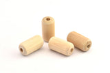 Vintage Wooden Bead, 24 Vintage Wooden Beads Made In Germany, Findings (21x11mm) B49