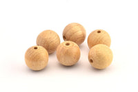 Vintage Wooden Bead, 24 Vintage Wooden Beads Made In Germany, Findings (15mm) B66