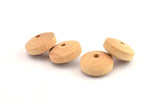 Vintage Wooden Bead, 24 Vintage Wooden Beads Made In Germany, Findings (19x10mm) B60