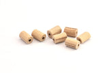 Vintage Wooden Bead, 250 Vintage Wooden Beads Made In Germany, Findings (10x6mm) B38